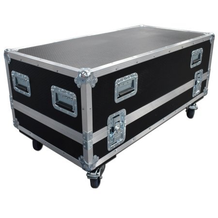 Twin Speaker Flightcase for dBTechnologies DVA S08 With 150mm Storage Compartment 